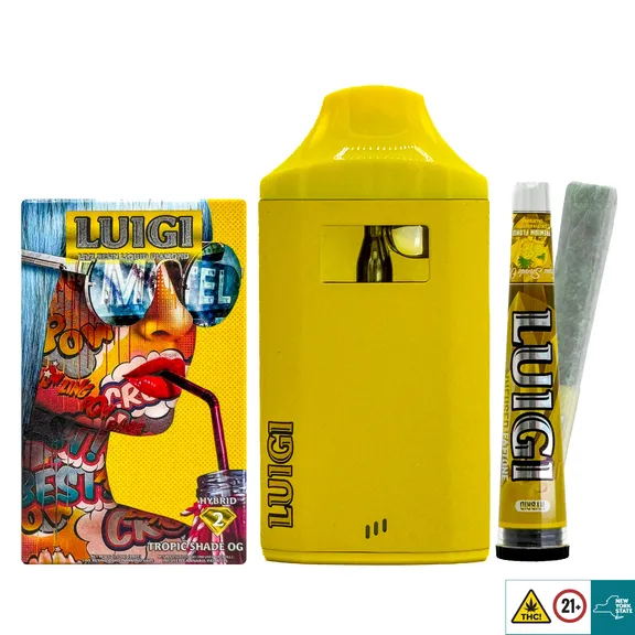 Tropic Shade OG – Luigi Vape Series 4, Tropic Shade OG Luigi Vape, Luigi Vape Series 4 flavors, Luigi Vape Tropic disposable, Luigi Vape 2G tropical edition, Best disposable vape tropical flavor, luigi vape disposable,