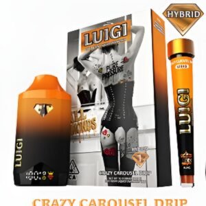 crazy carousel drip, luigi v7, luigioil, luigi oil, luigi series 7, luigi disposable, luigi vape, luigi carts, luigi vape price, luigi disposable price, luigi carts price