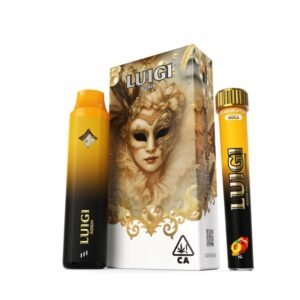 Casablanca Peach Luigi Rosin Pen, Casablanca Peach, Luigi Rosin Pen Casablanca Peach, Luigi peach rosin vape, Luigi 2G rosin disposable, Luigi rosin pen flavors, premium rosin disposable vape
